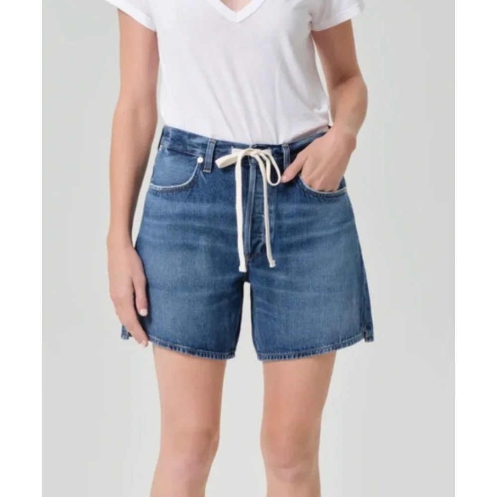 CITIZENS OF HUMANITY Brynn Short Atlantis Blue Denim Women's Size 27 Summer Chic
